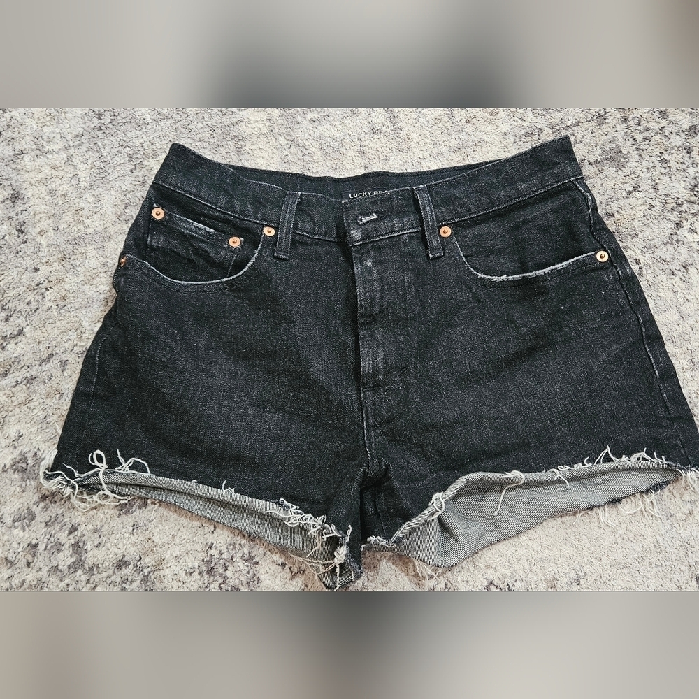 Lucky Brand Black Jean Shorts for Women